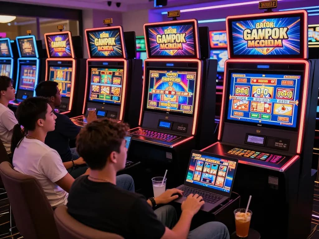 Experience slot gacor gampang menang excitement with friends enjoying lively online casino gaming