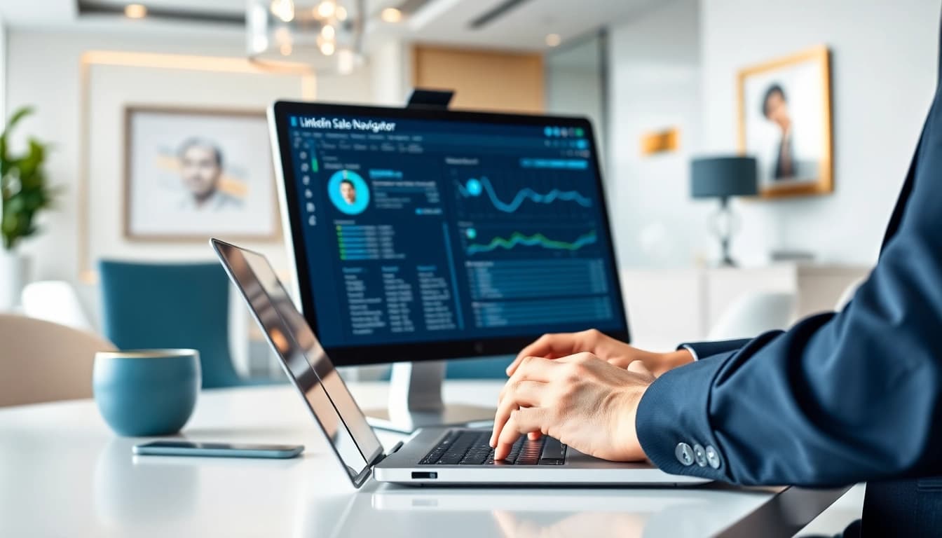 Executing linkedin sales navigator data extraction with expert focus and advanced technology.
