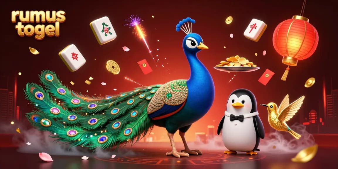 Engage with rumus togel strategies in this vibrant casino-themed illustration showcasing luck and lively elements.