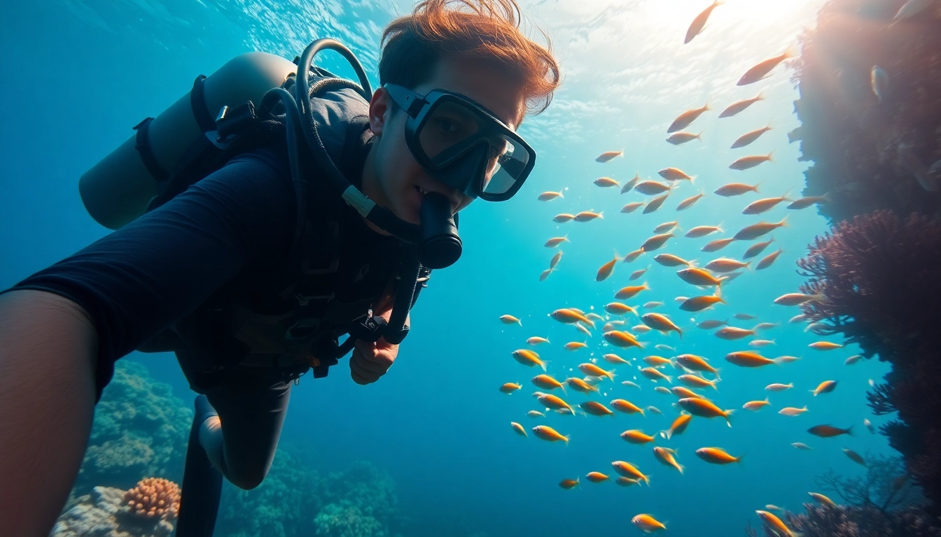 Erlebe Schnuppertauchen in einer atemberaubenden Unterwasserlandschaft mit bunten Korallen und Fischen.