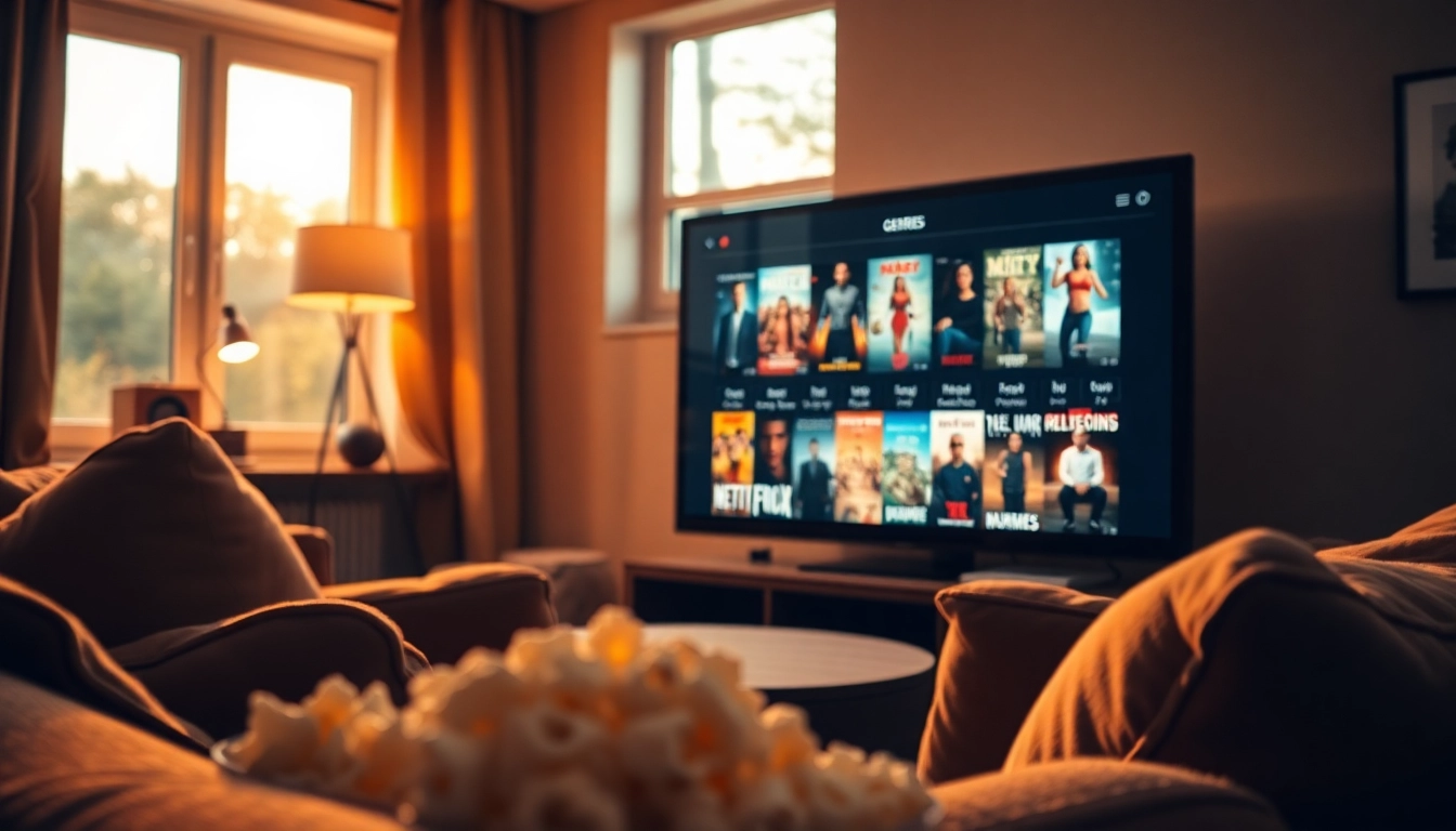 เว็บดูหนังออนไลน์ฟรี 24 ชั่วโมง พร้อมหน้าจอการสตรีมภาพยนตร์ในห้องนั่งเล่น