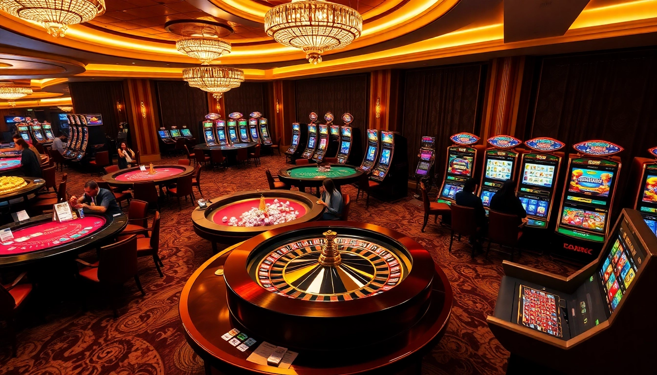 Experience the thrill of QQ88 with vibrant casino tables and high-stakes action.