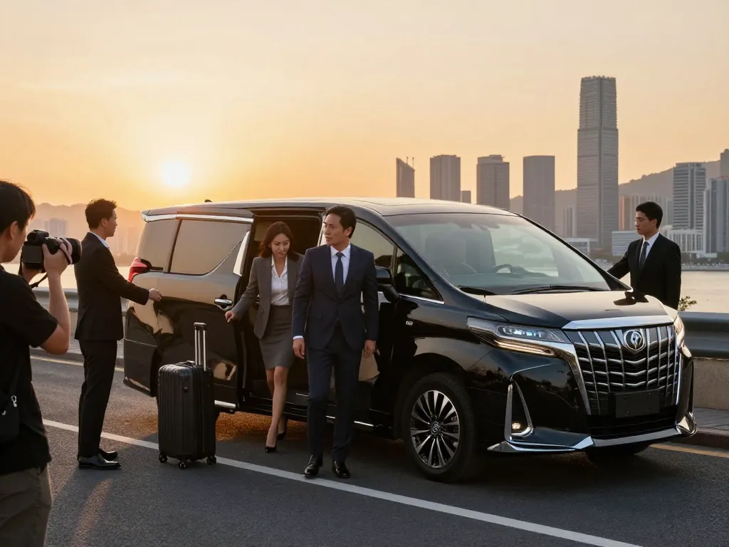Trải nghiệm sự sang trọng với cho thuê xe Toyota Alphard tại một khung cảnh đô thị tuyệt đẹp, thể hiện sự thanh lịch và thoải mái.