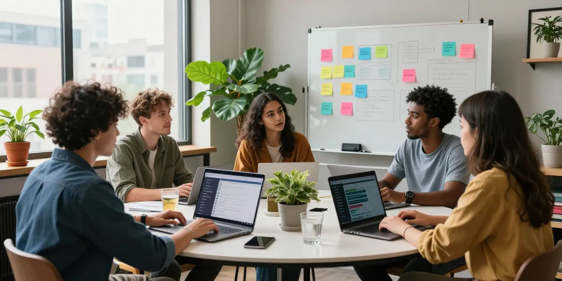 Team strategizing influencer marketing campaigns at an influencer marketing agency Malaysia, showcasing collaboration and creativity.