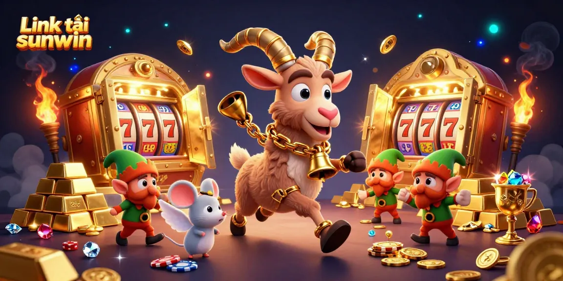 Spin and win with Link tải sunwin in this festive yet spooky casino scene featuring playful characters and exciting game elements.