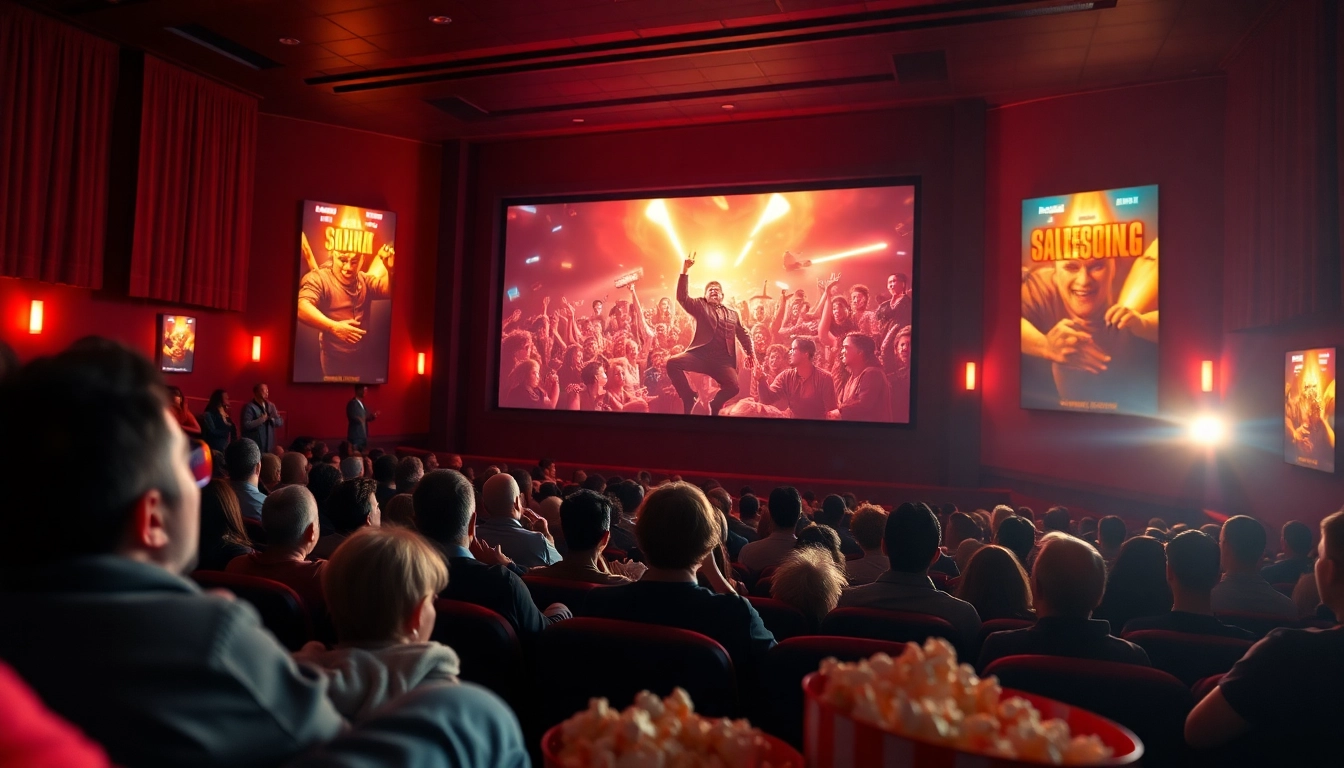 ชมภาพยนตร์ ดูหนังออนไลน์ฟรี ด้วยบรรยากาศคึกคักในโรงหนัง