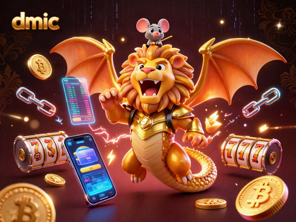 Experience the thrilling world of dmic with a vibrant 3D casino scene featuring dynamic elements.