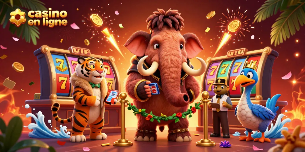 Découvrez les jeux de casino en ligne avec un bouncer mammouth, un VIP tigre et un portier dodo.