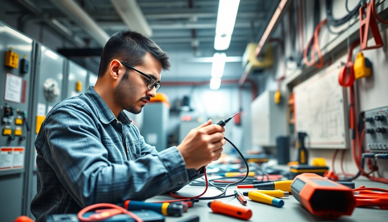 Hands-on training for Wyoming Electrical Apprenticeship showcasing detailed wiring.
