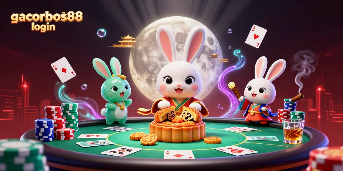 Experience thrilling wins with gacorbos88 login featuring bold poker elements and enchanting moon motifs.
