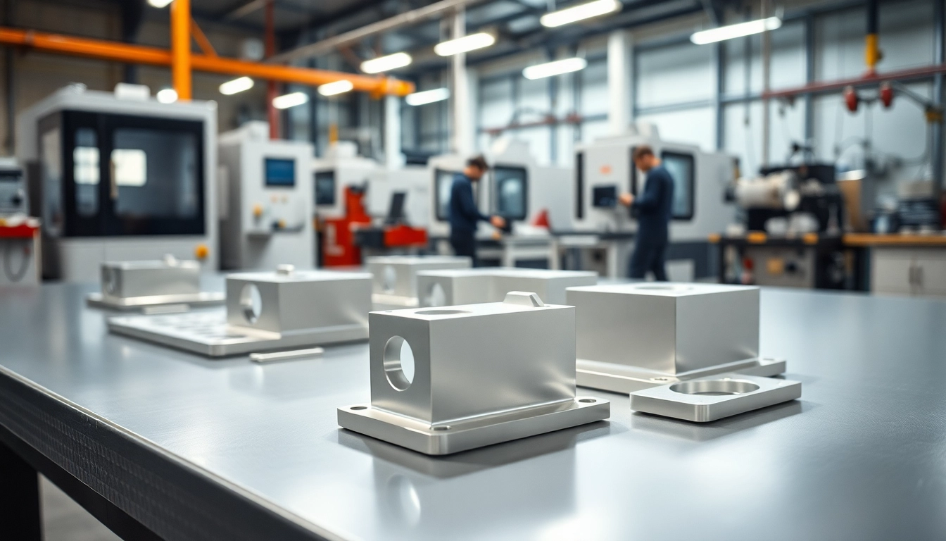 Showcasing aluminum prototypes crafted with precision in a professional workshop.