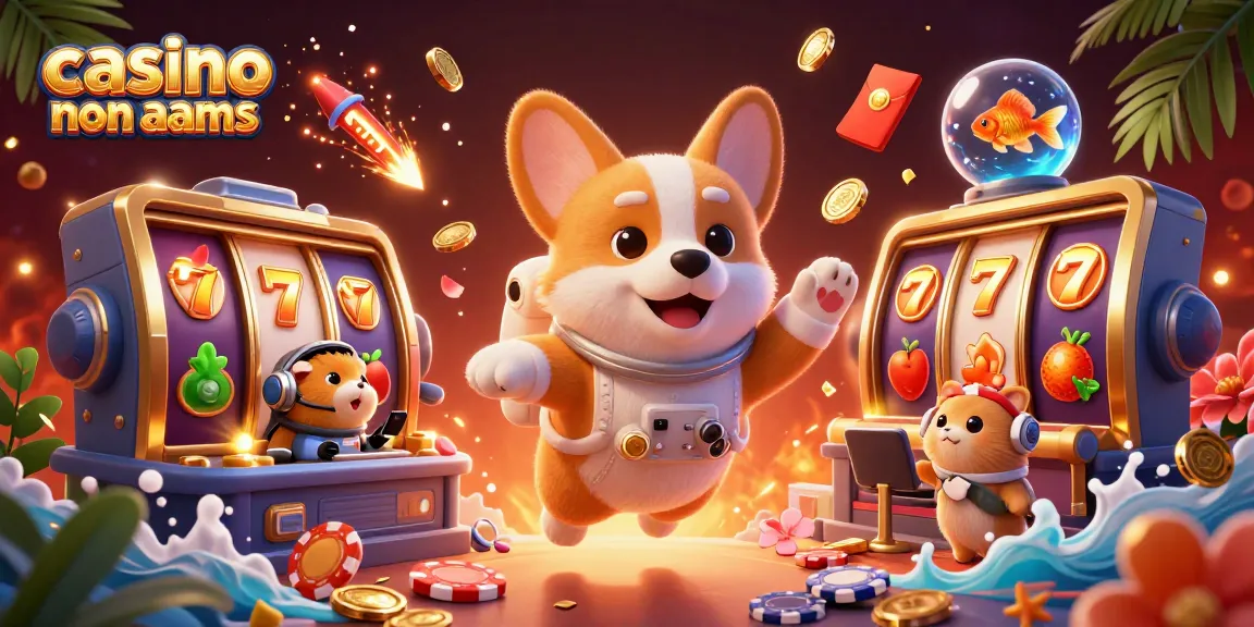 Gioca nei casinò non AAMS e vinci con il nostro corgi astronauta e i simboli fortunati dei giochi.