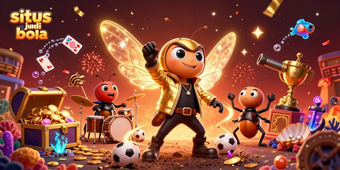 Experience thrilling gameplay with situs judi bola featuring vibrant sports betting and animated characters.