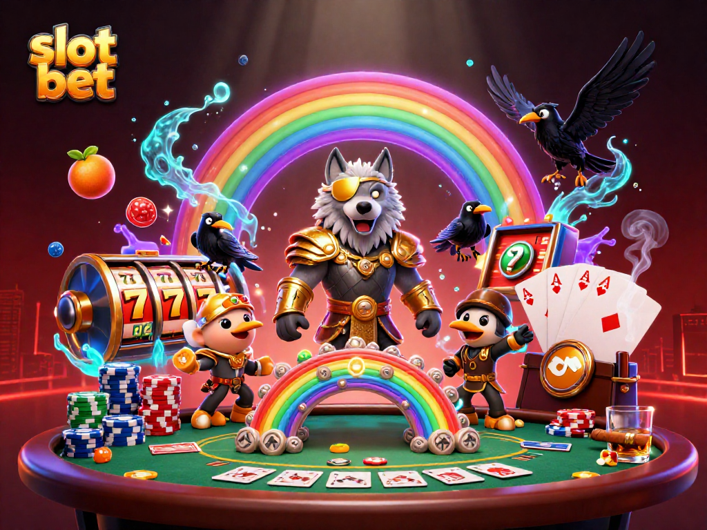 Temukan slot bet teratas dengan Odin dan burung gagak dalam ilustrasi kasino yang memikat.