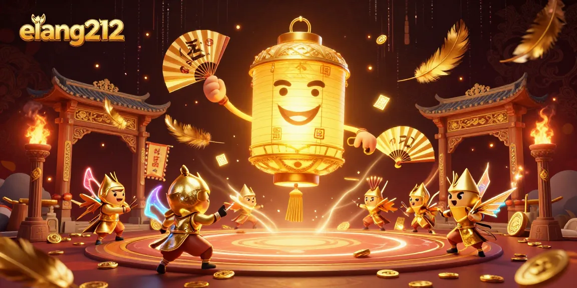 Experience elang212's thrilling casino atmosphere amidst surreal characters and vibrant elements.