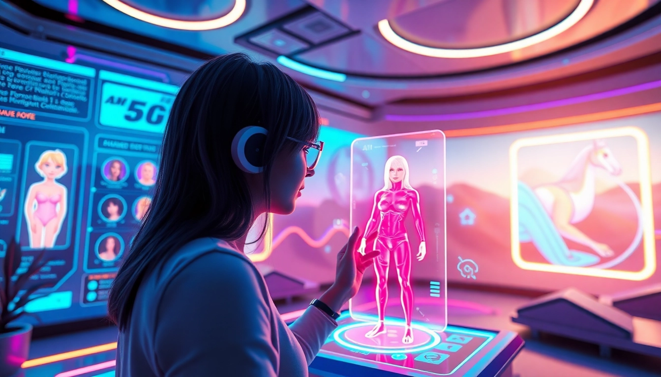 Engaging user experience with character AI NSFW in a vibrant digital landscape.