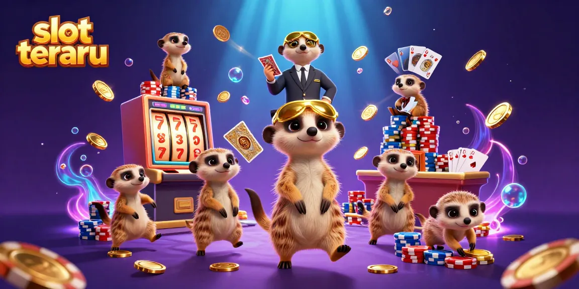 Experience the thrill of slot terbaru with meerkats running a dynamic casino