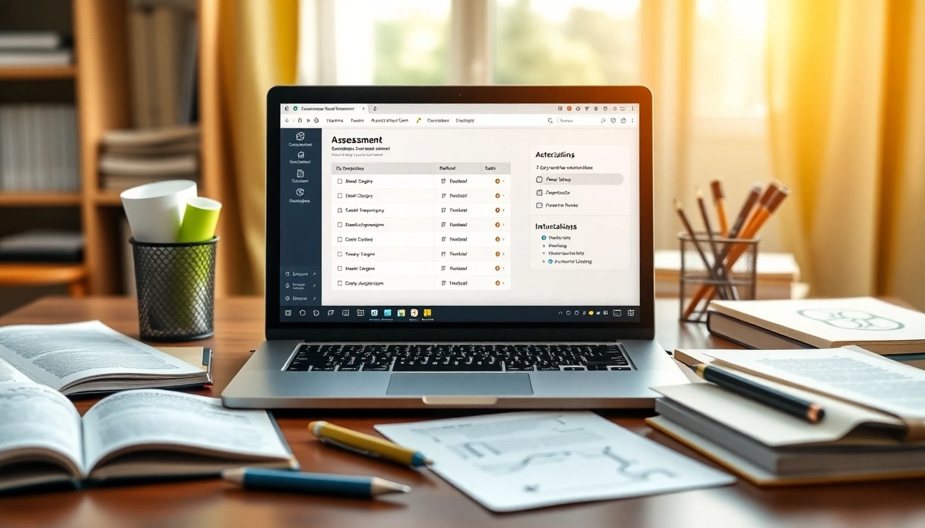 Illustration of laptop and study materials showcasing alternatives to traditional exam setup.