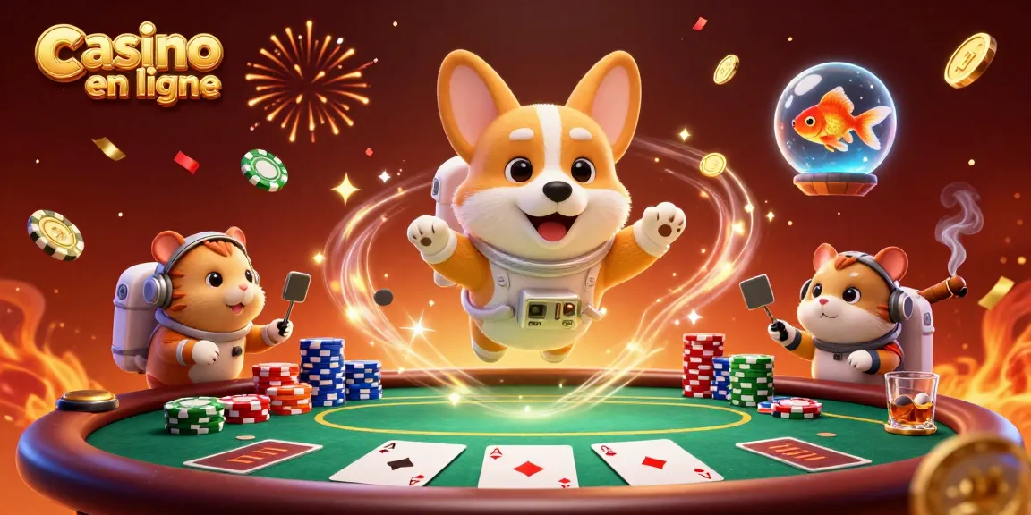 Jouez sur un casino en ligne avec des astronautes 3D dans un casino spatial.