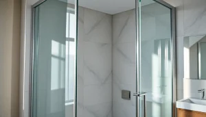 Installieren Sie die sonni Duschkabine in einem modernen Badezimmer, das Design und Eleganz kombiniert.