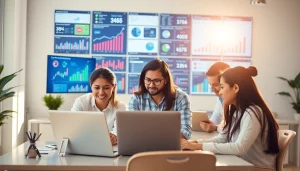 Highlighting teamwork among top SEO companies in Malaysia, SEO specialists collaborate effectively.