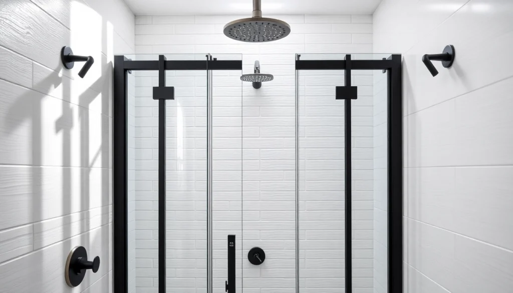 Admire cette paroi de douche à l'italienne moderne au design élégant.