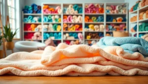 Fleece samples in diverse colors showcasing their softness en details voor creatieve toepassingen.