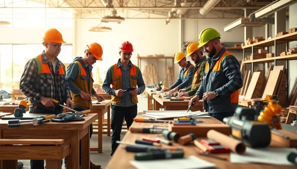 Learn about Construction trade schools in texas through skilled students engaged in hands-on training.