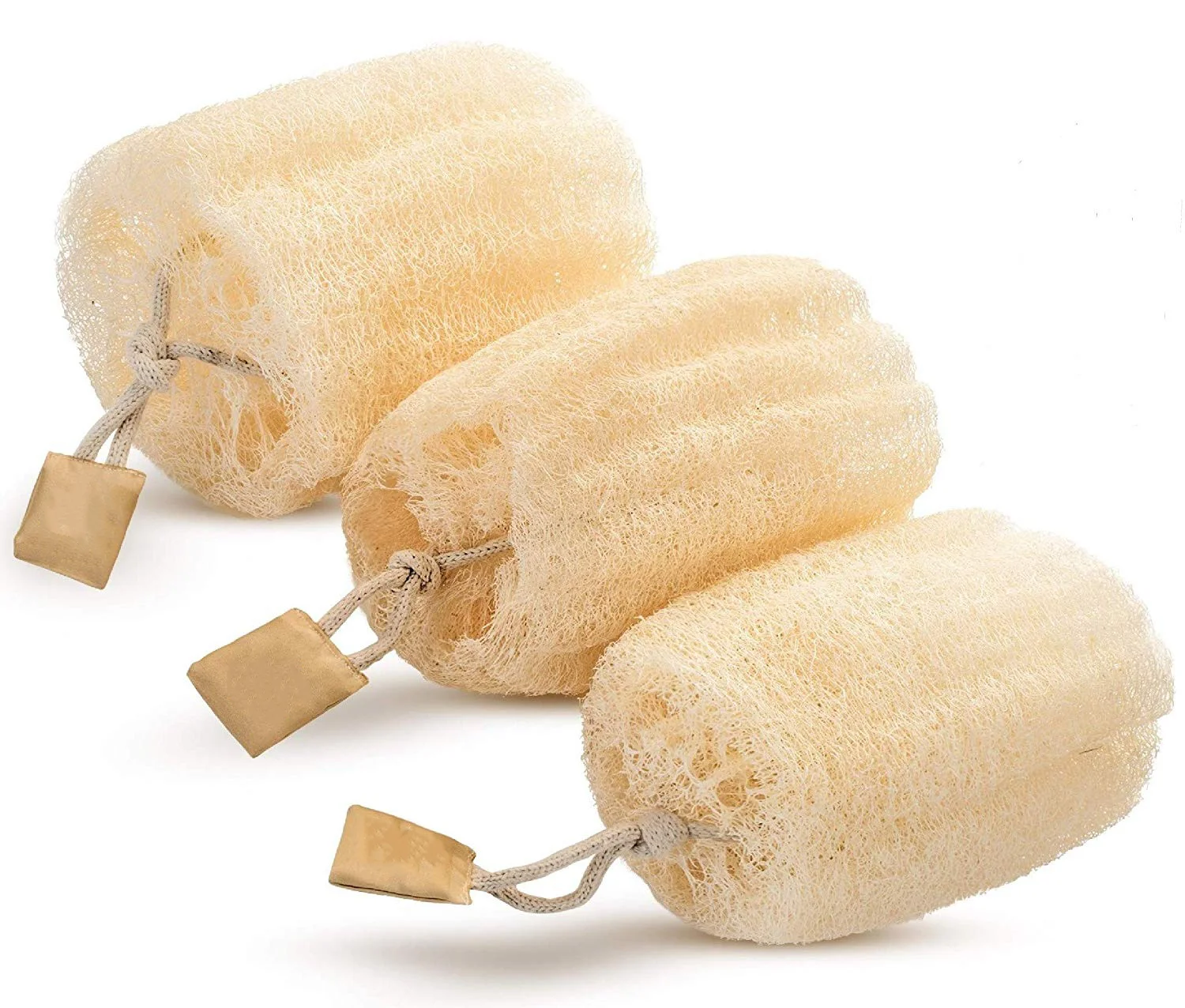 Raw Loofah Sponge for Gentle Exfoliation
