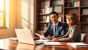 Consultation with a Brooklyn Estate Planning Lawyer in a professional office setting.