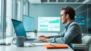 Find competitor pricing with an analytical visual showcasing data on a professional desk setting.