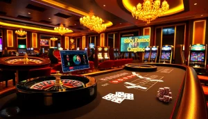 Découvrez l'excitation du casino en ligne France avec des actions de jeu dynamiques et des mises en place élégantes.