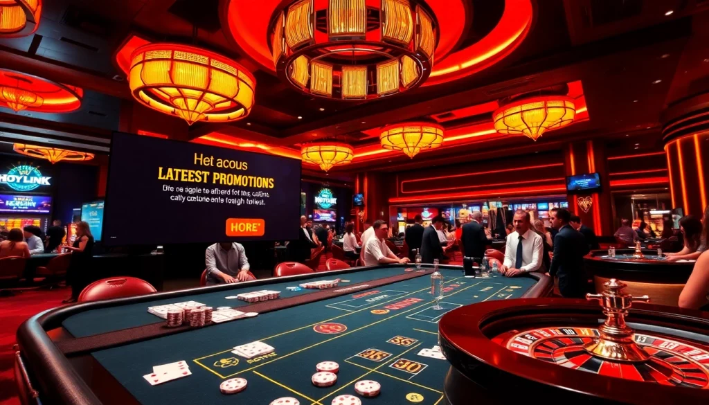 Experience the excitement of gambling with Hoki77 heylink as players wager at a luxurious casino table.