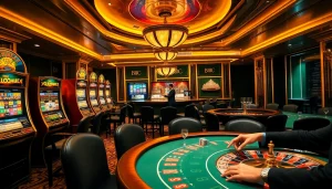 Vivez l'excitation du casino en ligne France à travers des machines à sous vibrantes et des tables de poker animées.