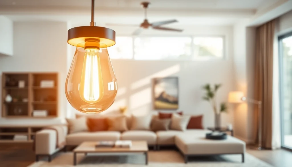 Sleek Illumination enhancing a modern living room with elegant light fixtures and bright decor.